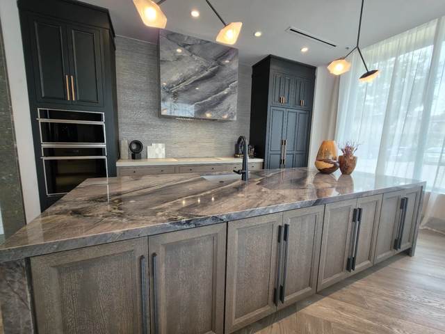 Custom stone kitchen by Tampa Bay Quartz Countertops